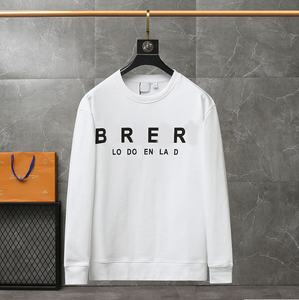 

Men's Sweatshirt European Brand Autumn Winter Round Neck Shirt Fashion Street Style Long Sleeve Pullover Print Casual Sports Men's XS-L