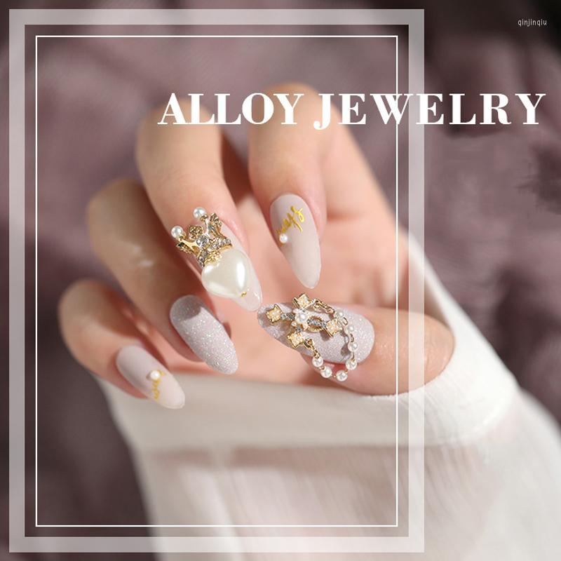 

Nail Art Decorations 10Pcs 3D Metal Charms Alloy Rivet/Pearl/Insect Parts Accessories Manicure Supplies Rhinestone#J29
