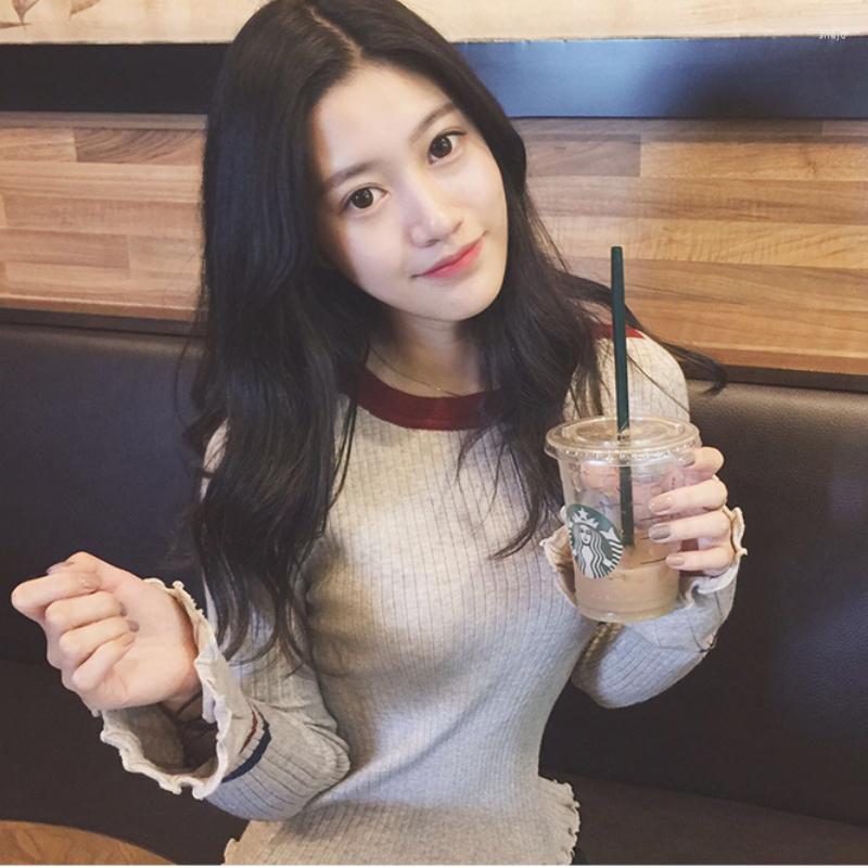 

Women's Sweaters Wholesale 2022 Spring Autumn Fashion Casual Warm Nice Women Sweater Woman Female OL Cropped At144, White