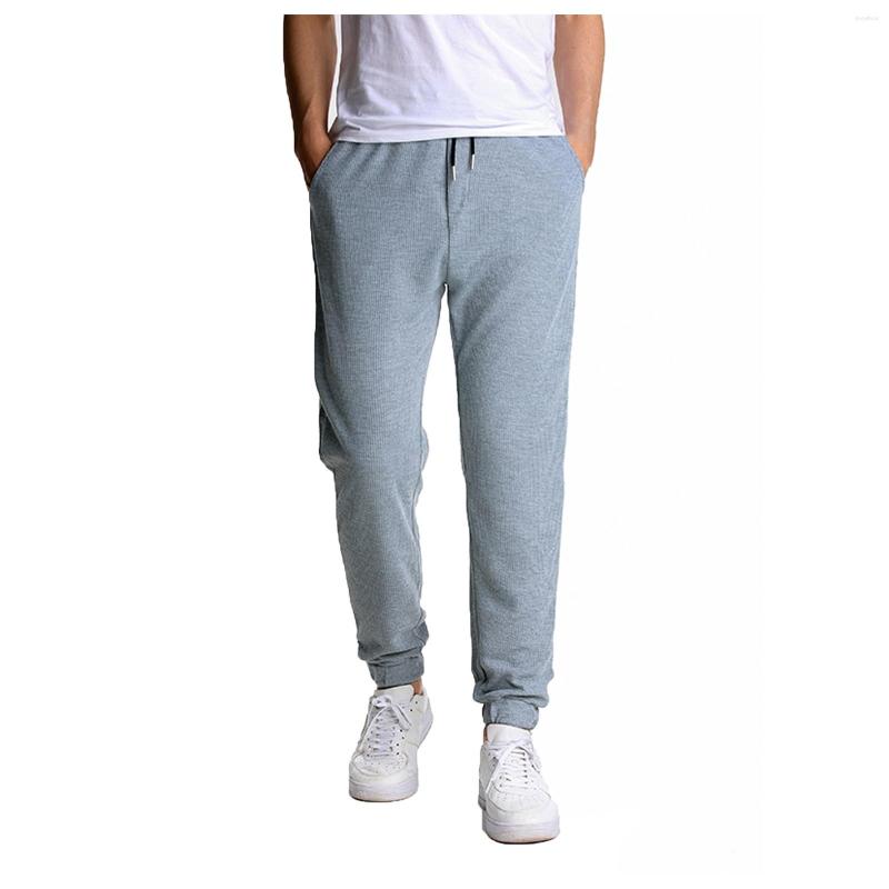 

Men' Pants Men' Harem Breathable Soild Color Sports Streetwear Binding Foot Tether Long With Pockets Sweatpants Clothing, Black