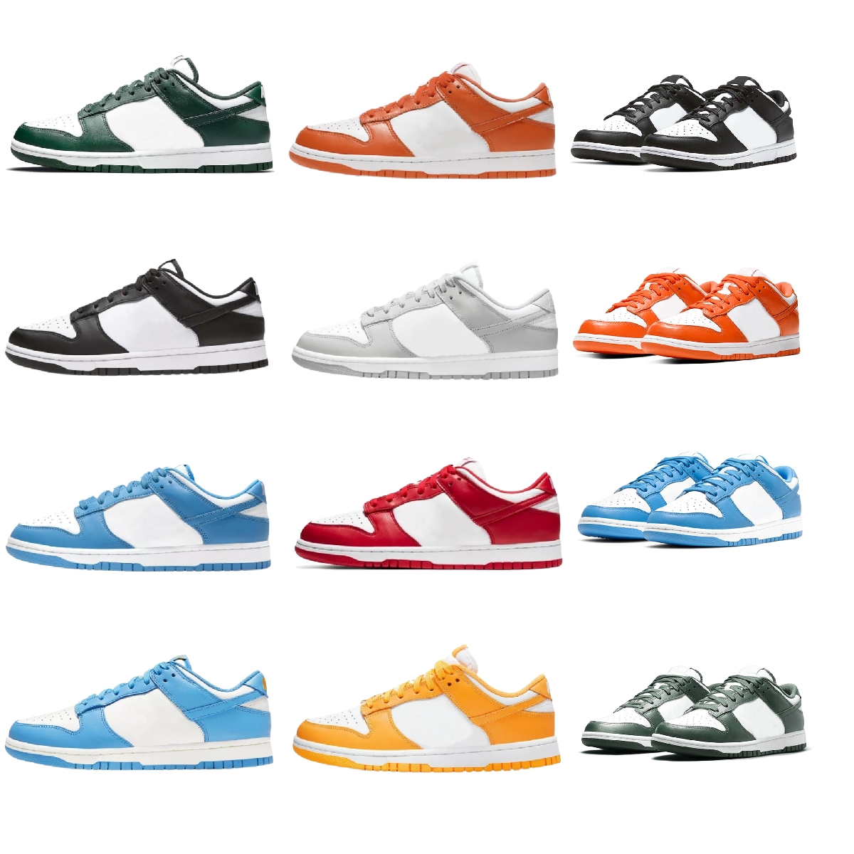 

Classic Dunks SB Low Skating Running Shoes Mens Womens White Black Panda Coast University Blue Red Varsity Green Syracuse Laser Orange Run shoes Trainers EU36-46, University red