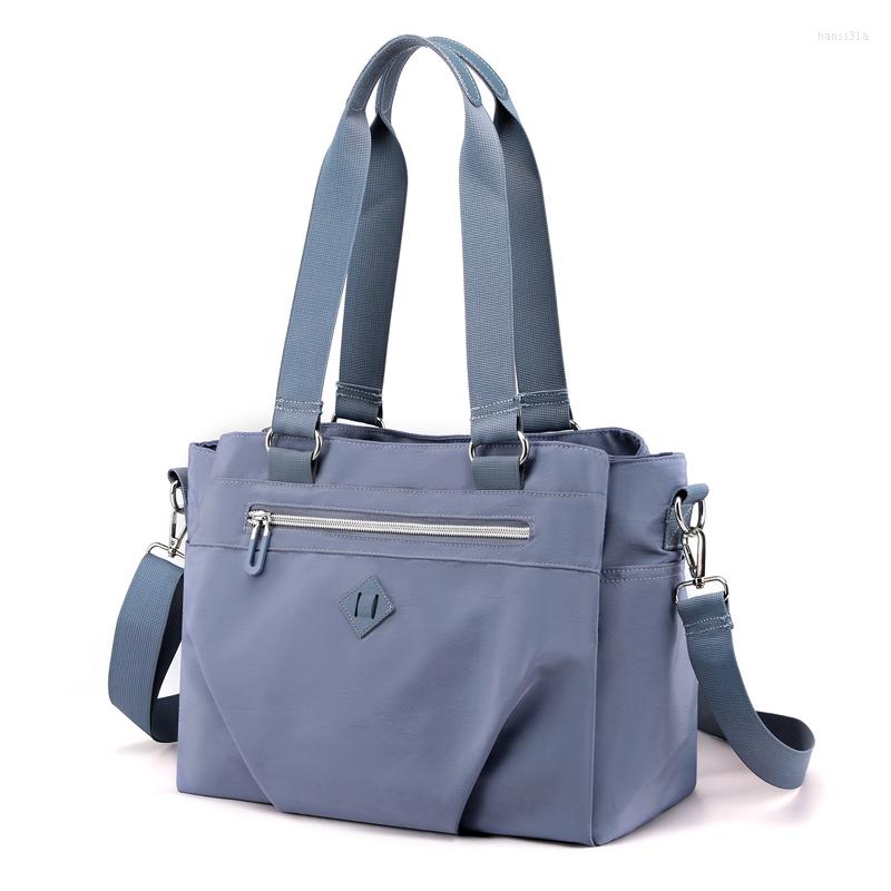 

Evening Bags Brand Women Shoulder Bag High Quality Female Top-Handle Handbag Nylon CrossBody Ladies Messenger Tote Portable, Black
