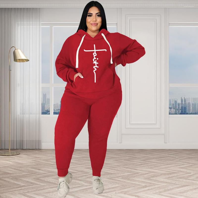 

Tracksuits Trendy Tracksuit Sets Plus Size Women Clothing 2 Piece Fashion Pocket Sweatshirt Print Stretch Sports Pants Suits Wholesale, Black