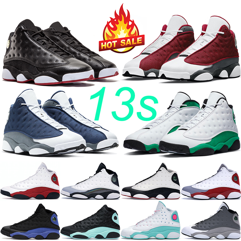 

Jumpman 13 13s Men Basketball Shoes University Blue Black Cat Bred Chicago Wolf Grey Red Flint Island Green Obsidian Mens Womens Outdoor Sports Trainers Sneakers, Item#27