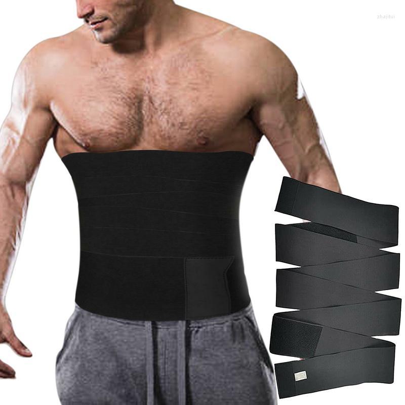

Men's Body Shapers Men's Bandage Wrap Waist Trainer Snatch Up Slimming Modeling Belt Corset Tummy Control Trimmer Neoprene Sweat Sauna