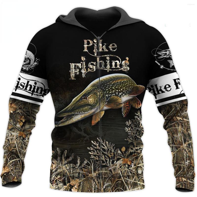 

Men's Hoodies Oversized Men's Hoodie 3D Printed Beautiful Fishing Pattern Harajuku Style Unisex Casual Jacket, Sweatshirt