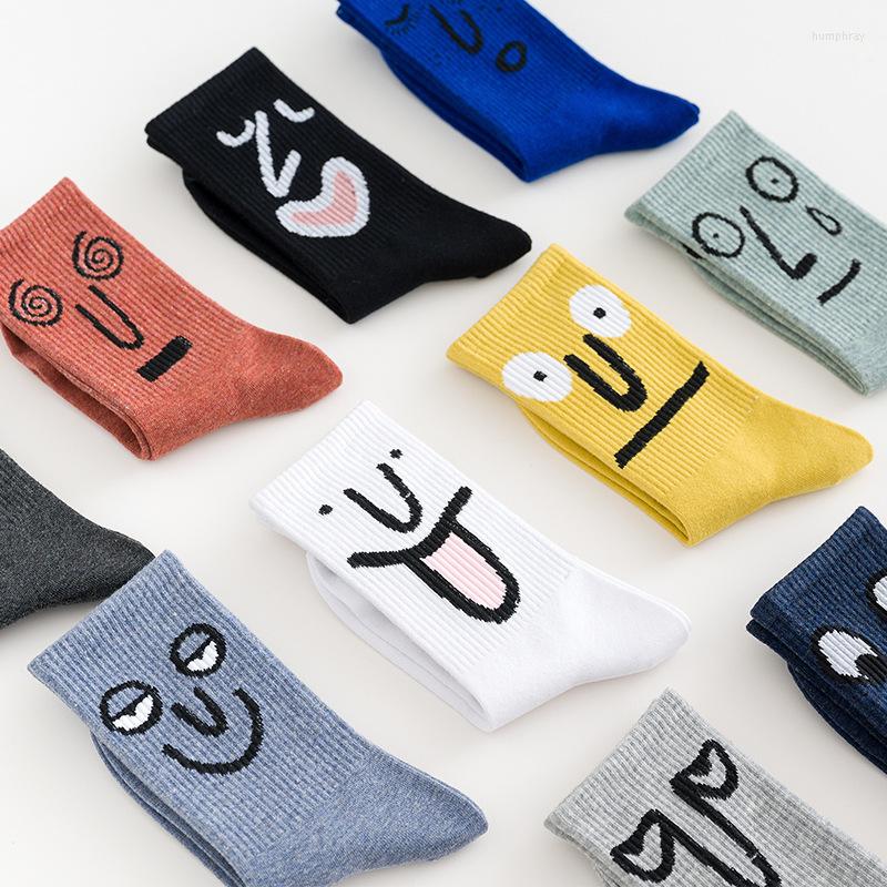 

Men's Socks Fashion Art Anime Face Unisex Ankle Compression Funny Harajuku Creative Sport Breathable Warm Winter Long Tube Male, Black
