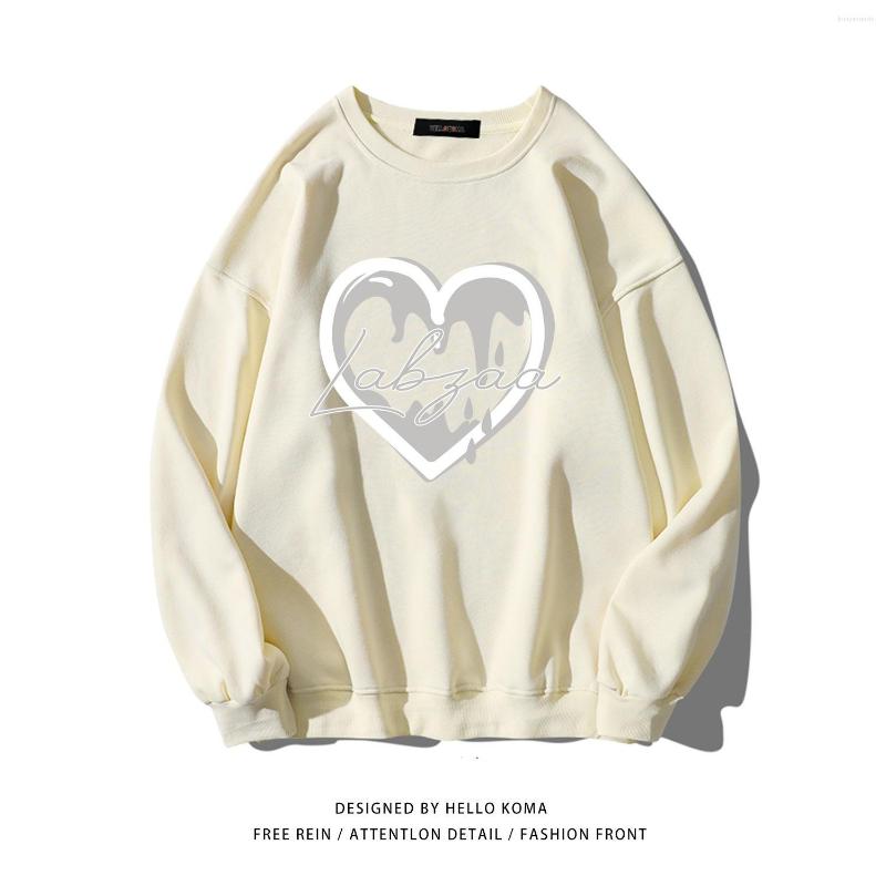 

Men's Hoodies Women's Sweatshirt Men's Spring And Autumn Style Original Design Couple Top Pullover Ins Japanese Comfortable, Lotus root color