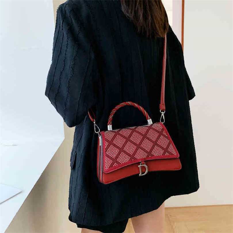 

70% OFF 2023 Designer bag one stripe diagonal cross foreign style, Red