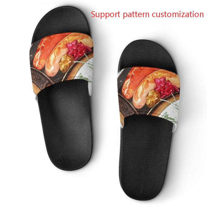 

Custom shoes Support pattern customization slippers sandals mens womens white black oreo sport trainers outdoor
