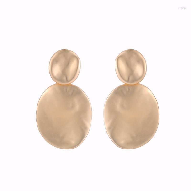 

Dangle Earrings Geometric Drop Korean For Women Girls Oversize Round 2022 Style Jewelry Summer Beach Accessories