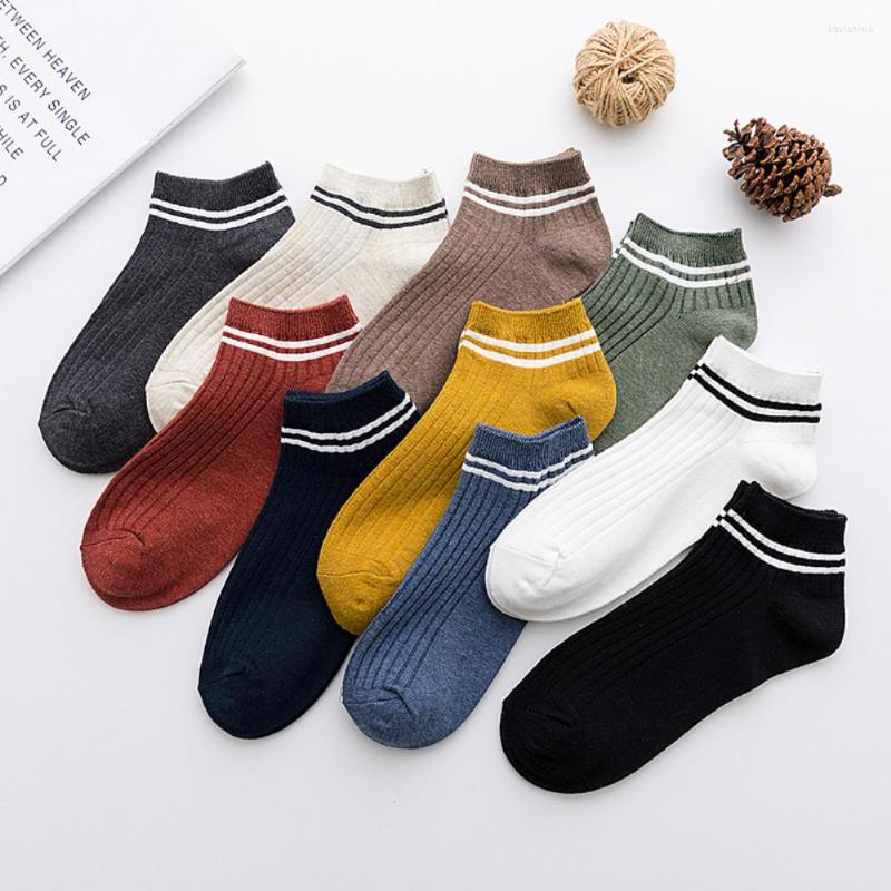 

Men's Socks Black White Cotton For Women & Men Casual Funny Calcetines Hombre Meias Homme Male Short Ankle Fashion 2022 Summer