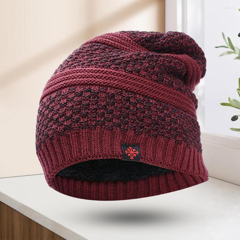 

Hats Stylish Leisure Winter Beanie Hat Cap Headwear Head Safeguard, Black