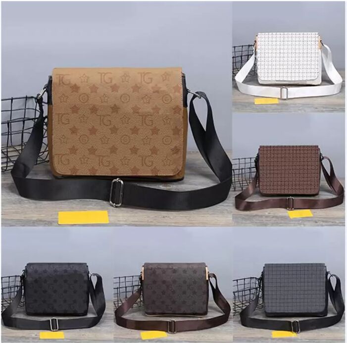 

Luxurys Designers Fashion Crossbody Bags Casual Man Messenger Vegan letter Leather Male handBags Business Sling Women Shoulder Bag boys girls Wallets, With logo