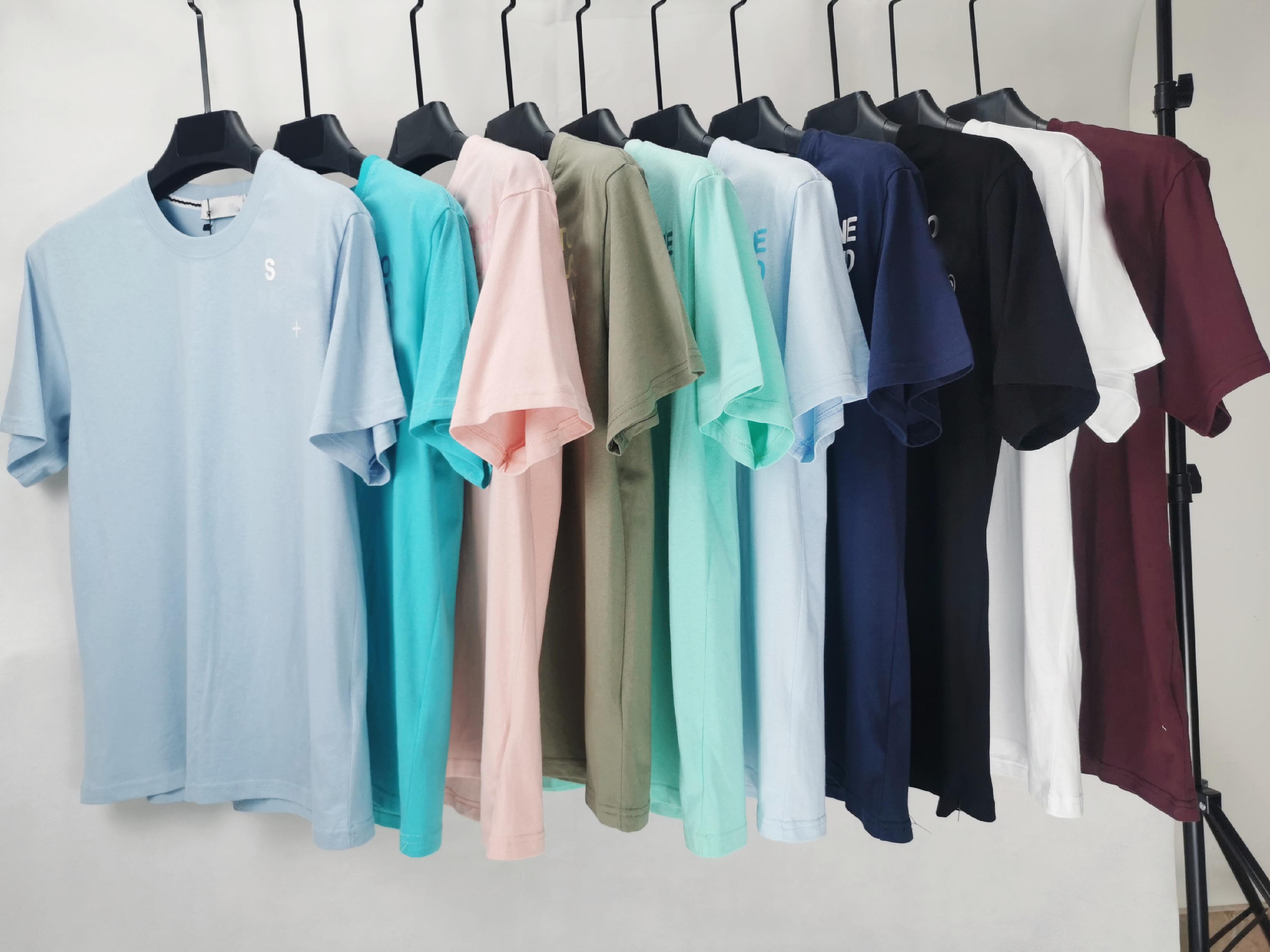 

Casual Mens T Shirts Sprite pattern polos Print And Embroidered Letter Badge Womens Tees 8color, #6