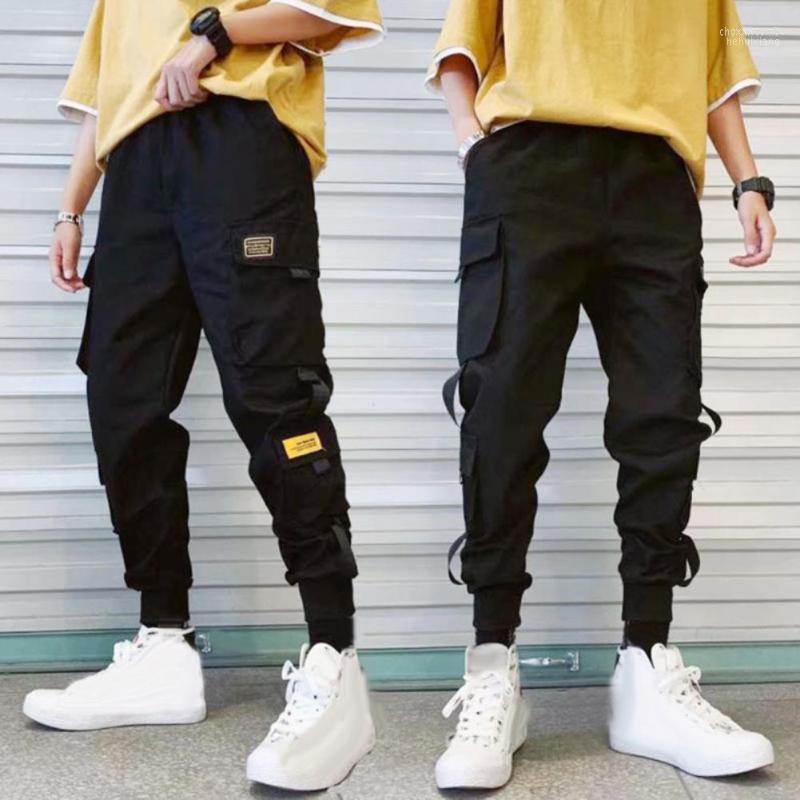 

Men's Pants Men's Durable Men High Stretch Polyester Breathable Elastic Ankle Hip Hop Long, K38