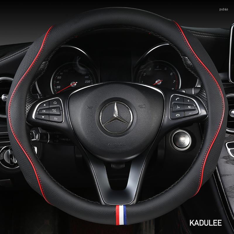 

Steering Wheel Covers KADULEE Microfiber Leather Car Cover For Luxgen U7 U5 U6 M7 V7 S5 S6