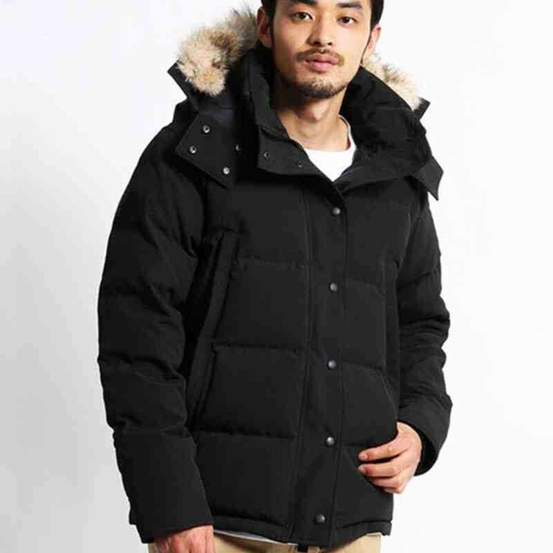 

Winter 2022 Men Down Coats Parkas Jassen Chaquetas Outerwear Wolf Fur Hoodeds Manteaus Wyndhams Jacket Coat Hiver Doudounes SIZ, Shipping