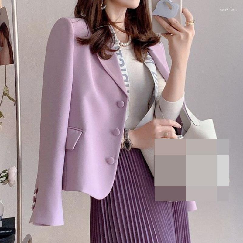 

Women' Suits 2022 Spring And Autumn Products Korean Short Suit Jacket Female Fashion Casual Women Blazers Jackets, Beige