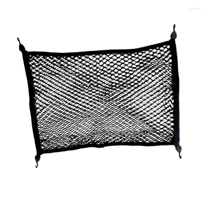 

Car Organizer 1PC 80x60cm Double Layer Trunk Storage Net Elastic String Luggage Fixed Network