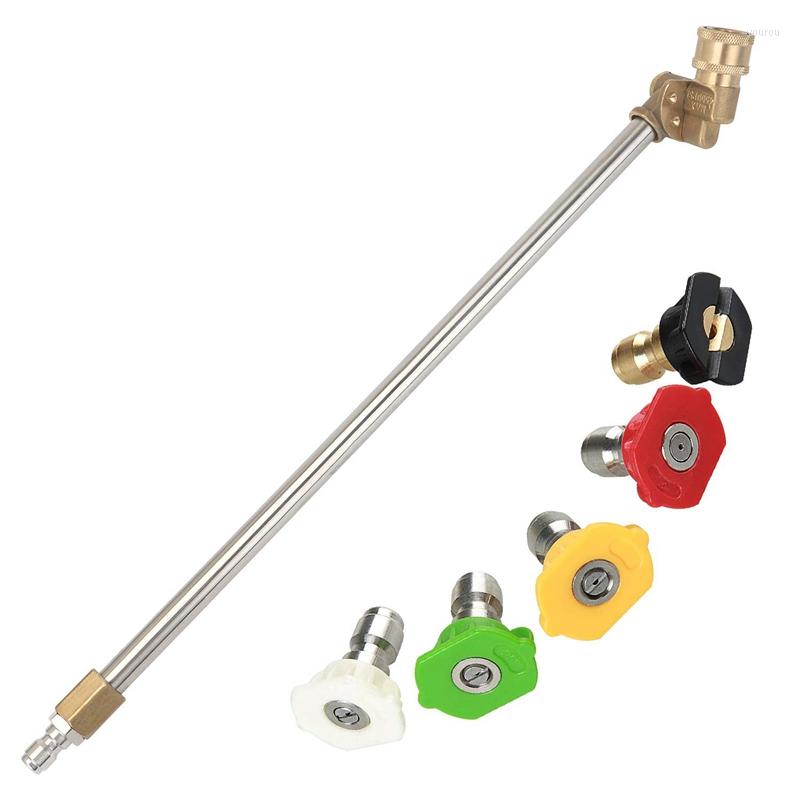 

Lance Pressure Washer Wand With Adjustable Angle Nozzle 16 In Ch Spray 180 Degree 5 Angles Quick Connect Pivot Adapter Cou
