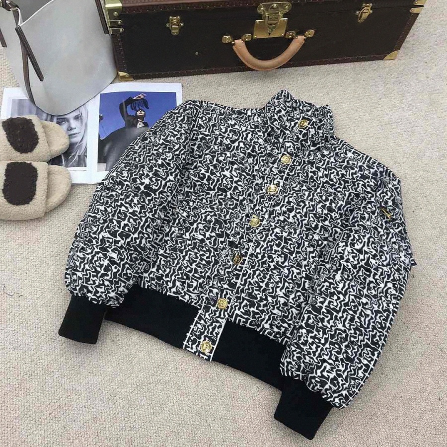 

Designer womens down parkas warm thick letter 21FW printed logo downs coat print balman women jacket 12ae#