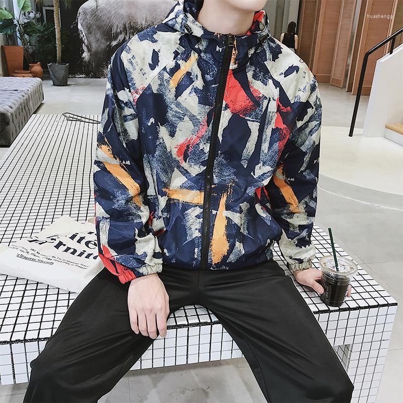 

Men' Jackets Men' Brand Men Jacket Casual Hooded Camouflage Autumn Korean Version Fashion Couple JacketMen, Blue