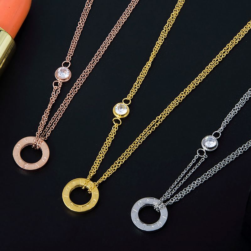 

Love Pendant Couple Necklaces Titanium Steel Fashion Necklace Women Designer Jewelry