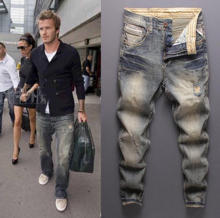 

Designer young jeans Mens Fashion Luxury Skinny Straight Slim Ripped Jean elastic Casual Motorcycle Biker Stretch Denim Trouser Classic Pants jeans size 28-40