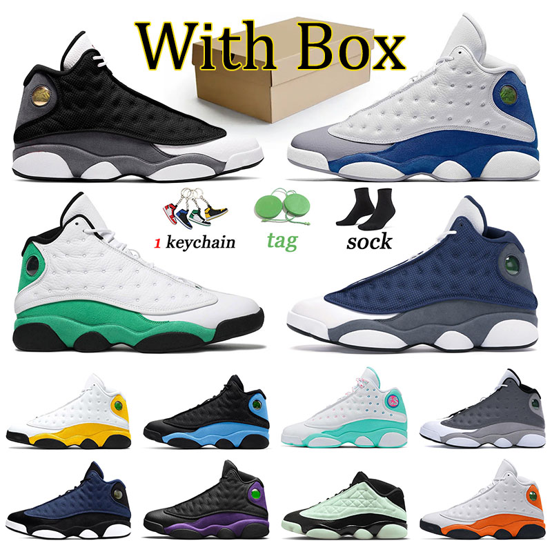 

Jumpman 13 Basketball Shoes 13s Black Flint Sports Trainers French Blue Navy Starfish Court Purple Del Sol Starfish Singles Day Obsidian Men Women Sneakers Outdoor, 40-47 barons alternate