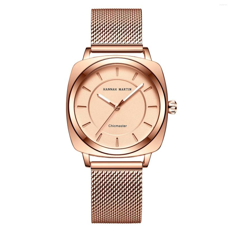 

Wristwatches 2022 Arrival Christmas Gift Japan Movement 3ATM Water Resistant Classic Women Wrist Watch, Silver