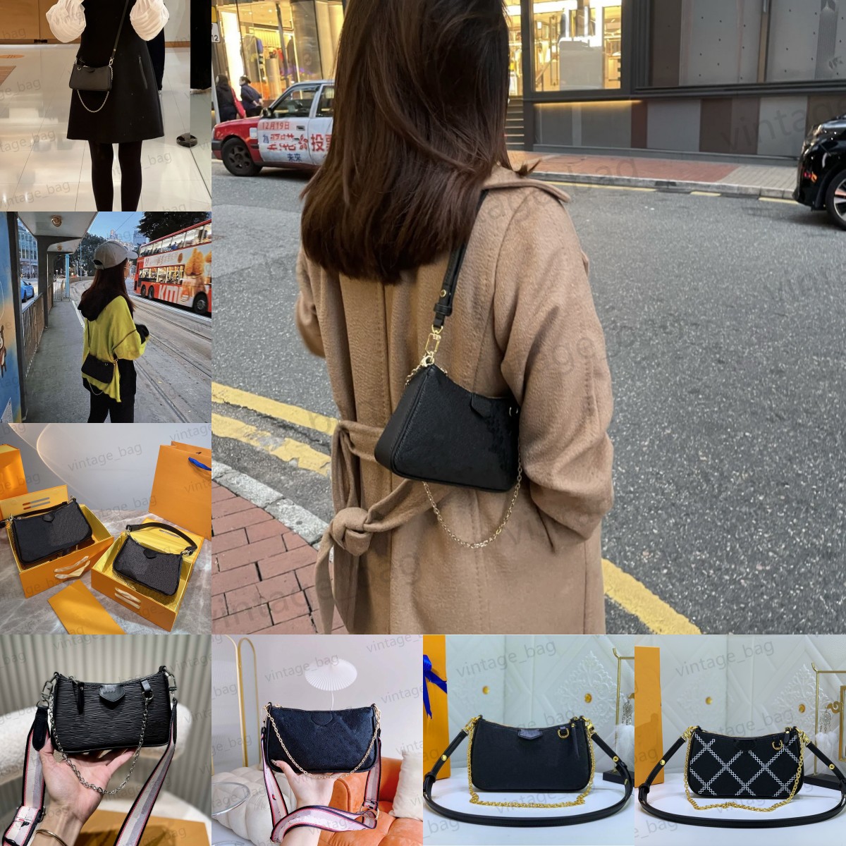 

Mini Easy pouch on strap Chain bag Monograms Empreinte broderies Wallet Epi water CrossBody handbag Shoulder Flap M80349 M81066 M81137 M81239 M81070 M80483 M81073