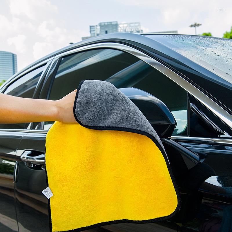 

Car Sponge Wash Microfiber Towel Cleaning Drying Cloth 30x30/60CM Hemming Care Detailing Supplies