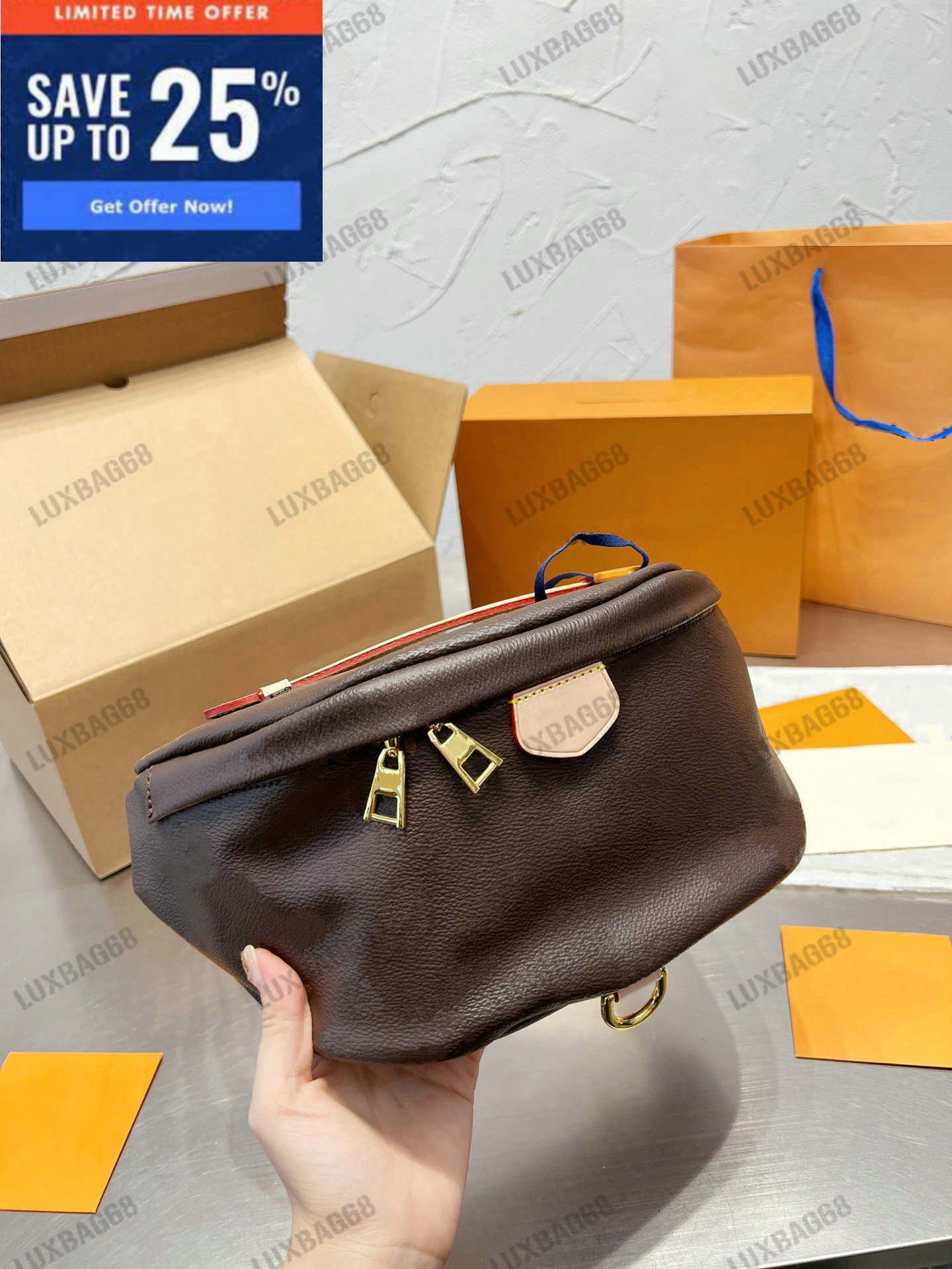 

Multiple Designer Waist Bags Monograms Canvas Leather Classic Bumbag Fanny Pack 2022 Luxury Paris Belt Purse M43644 uber-functional Crossbody