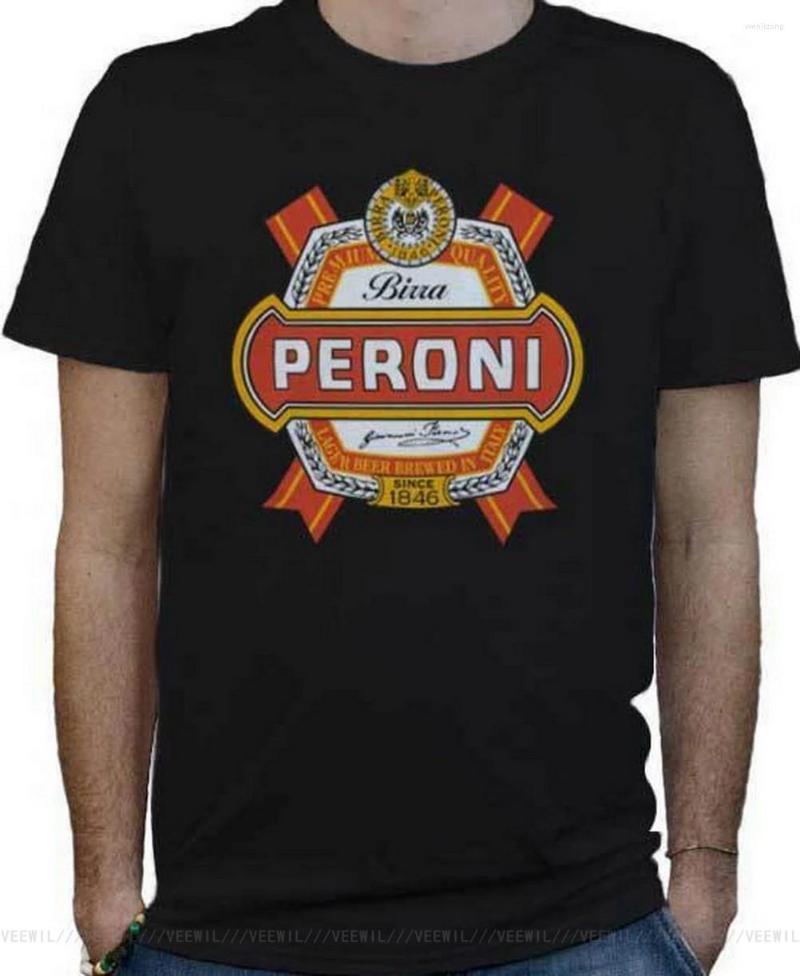 

Men' T Shirts T-Shirt Peroni Maglietta Nera Con Logo Birra Italiana The Real Italian Beer Cotton Oversized Tops Tee Shirt, Women red