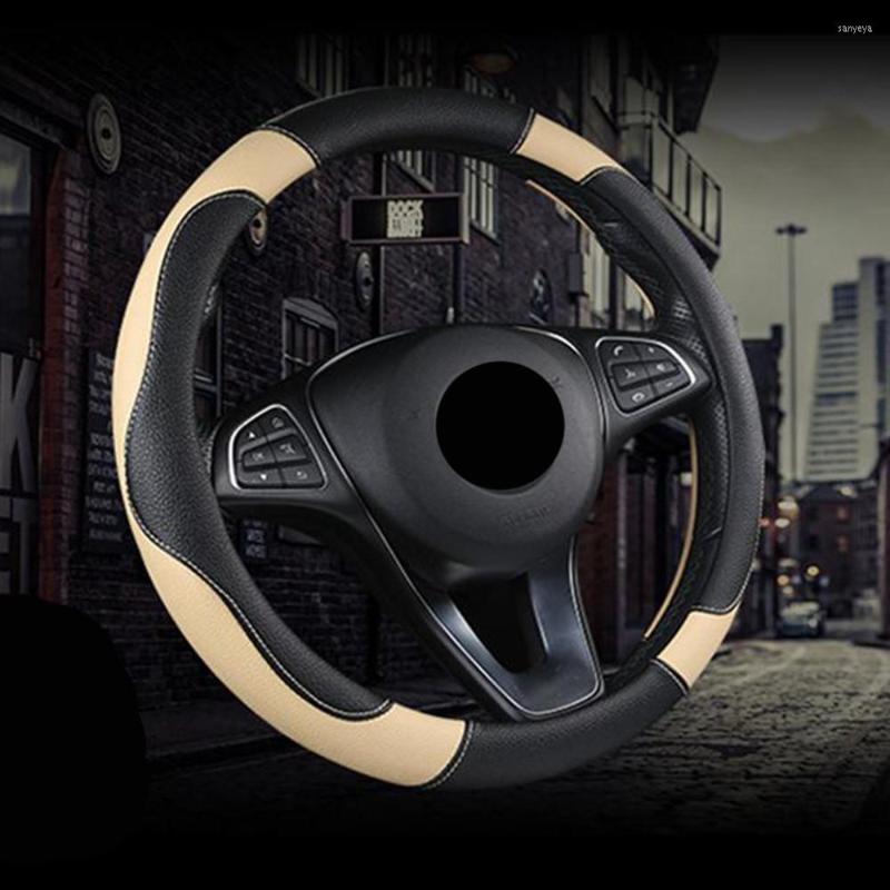 

Steering Wheel Covers Styling Cover Stitching Universal 38cm Accessories Non-Slip