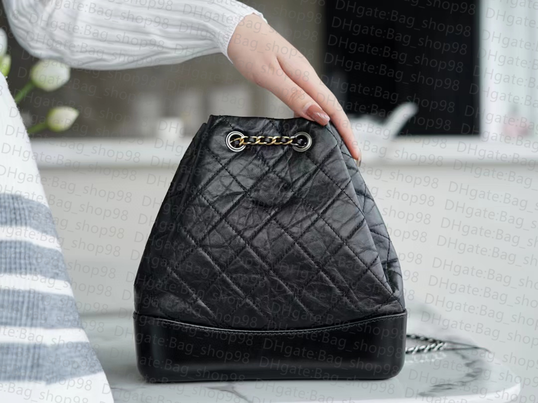 

9A Women Bucket Bag Large capacity Gabrielle imported cowhand leather original craft luxury brand chain single shoulder bag fashion cross body, White