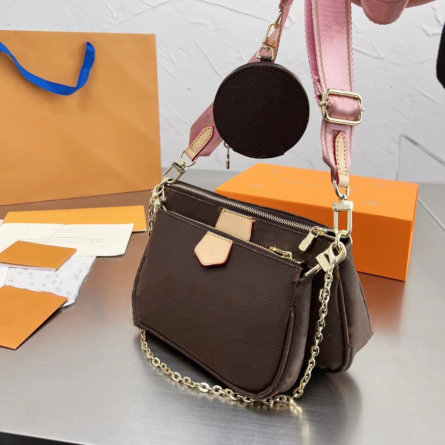 

Luxury multi pochette bags for women designer wallet mens luxuries designers womens bag zipped coin purse with chain small money purses for ladies shoulder 2021 2022, 4 ask me for pictures