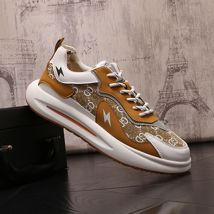 

Luxury Designers Wedding Dress Party Shoes Spring Autumn Fashion Non-slip Sports Casual Sneakers Round Toe Thick Bottom Business Leisure Walking Loafers Y121, White black