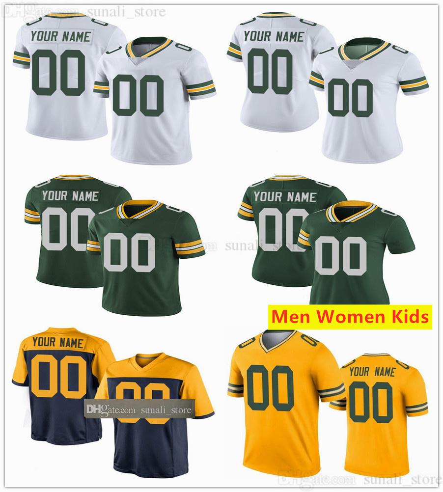 

College wear Stitched Football Jersey 21 Eric Stokes 71 Josh Myers 8 Amari Rodgers 70 Royce Newman 93 T.J. Slaton 22 Shemar Jean-Charles 78, Men blue