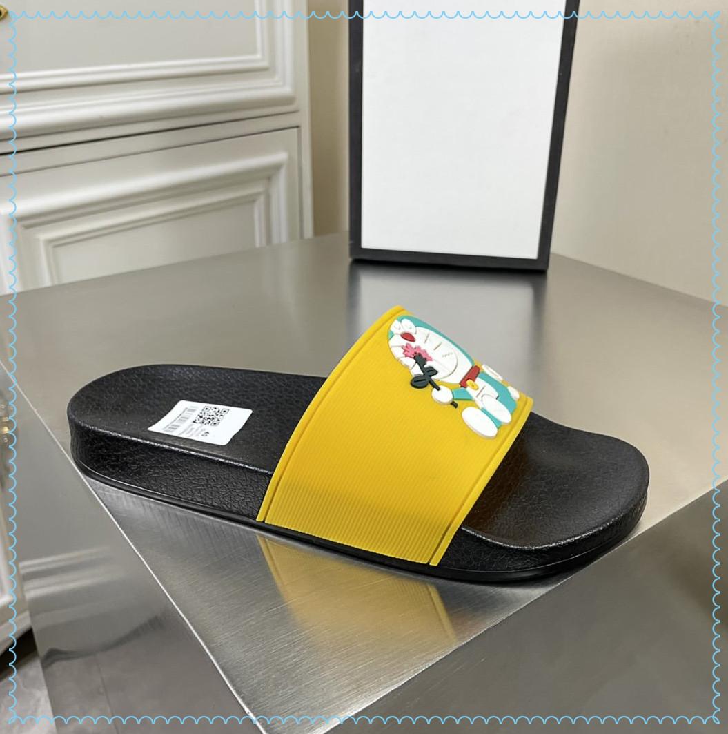 

2022 luxury designer sneakers shoes ss Luxury comfortable brand men's summer casual slippers wide soled sandals with box size 38-45 yTz, As pictuer 3