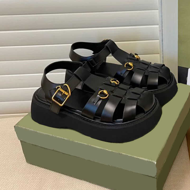 

Ladies luxury Sandals Thick Sole Heightening Style Cute Versatile Style Fashion Round Toe Slippers, Color3