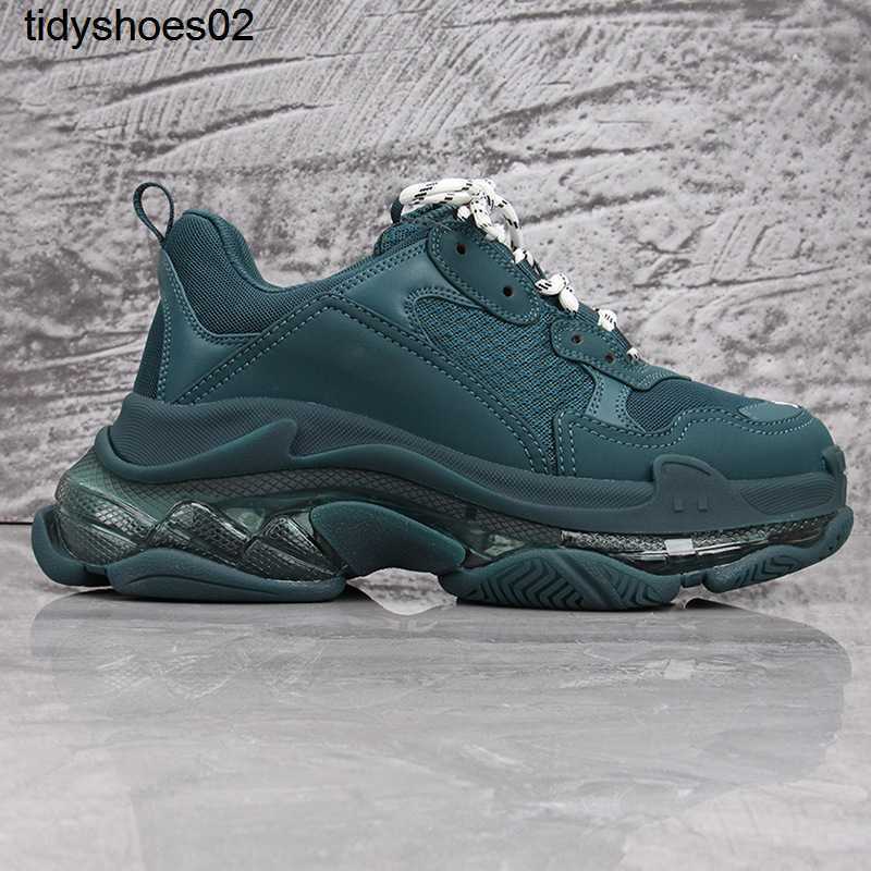 

Spring and summer 2022 Paris Youth Round Head Shallow Mouth Thick Bottom Lace up Fashion Cowhide Daddy Shoes, Dark green