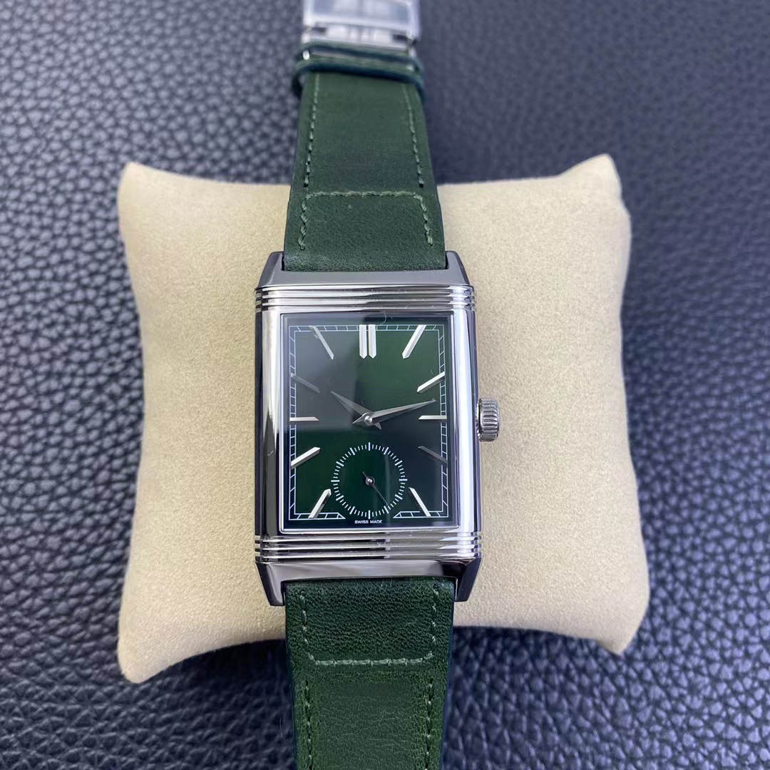 

MG factory Men's watch Size 49MMx29MM 854A/2 manual chain movement double-sided double time zone Leather strap Sapphire crystal glass, As shown