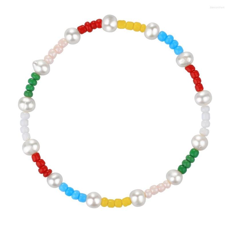 

Charm Bracelets KELITCH Natural Pearl Beaded Bracelet Bohemian Handmade Fashion Friendship Woman Jewelry Gift