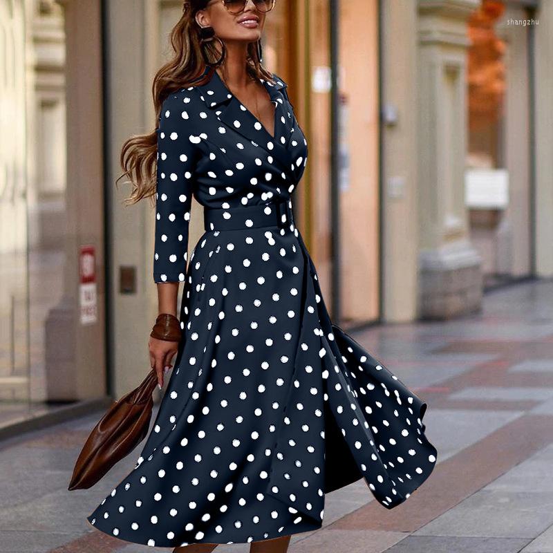 

Casual Dresses Women' Autumn Temperament Waist Repair Button Dress Women, Khaki