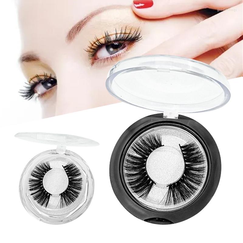 

False Eyelashes 1 Pairs Multi Layered Fluffy Volume Lashes 3D Effect Reusable Easy To Apply TEEA889