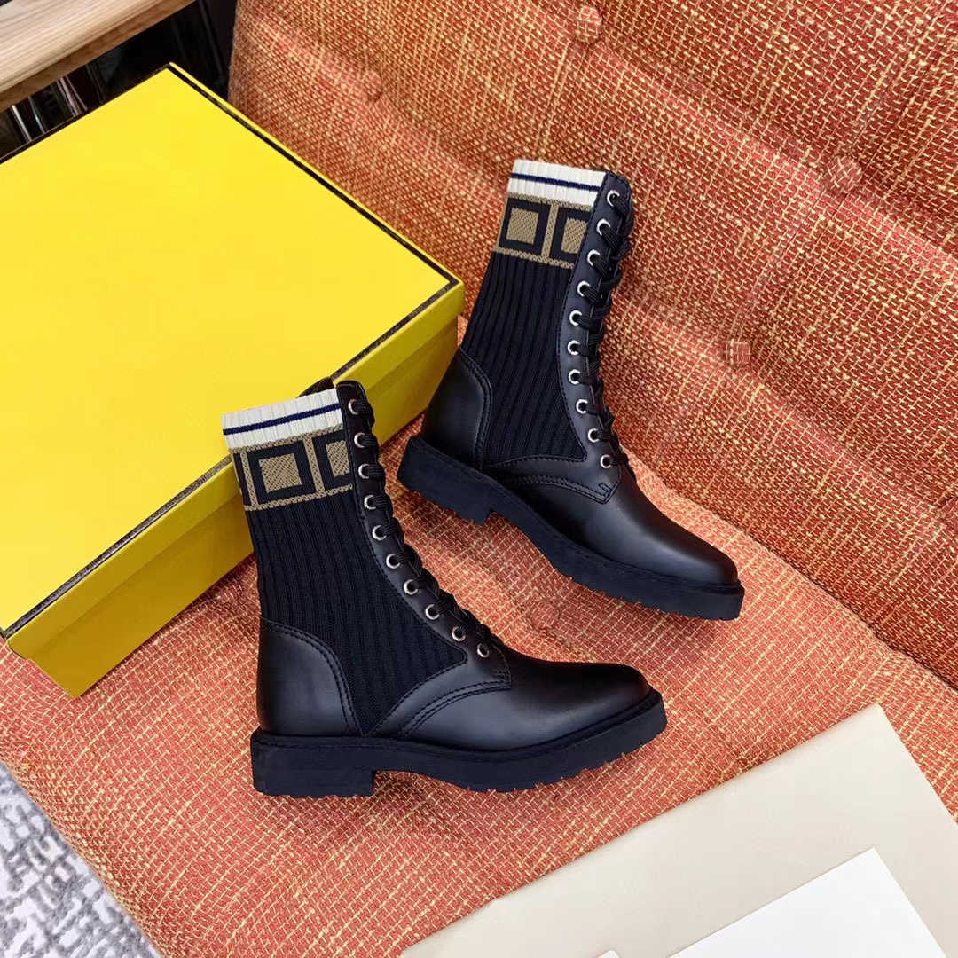 

Boots Ankle Women Designers Rois Boots and Nylon Boot military combat bouch to the with bags size 35-42