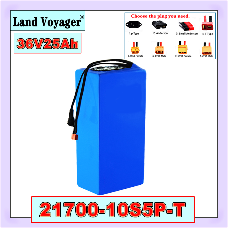 

Land Voyager 36v20ah 25ah 21700 battery pack 5000mAh 500W 800W 1000 watt 10s4p 10s5p 18650 batteries 36V E-bike motorcycle drummer scooter 30 BMS