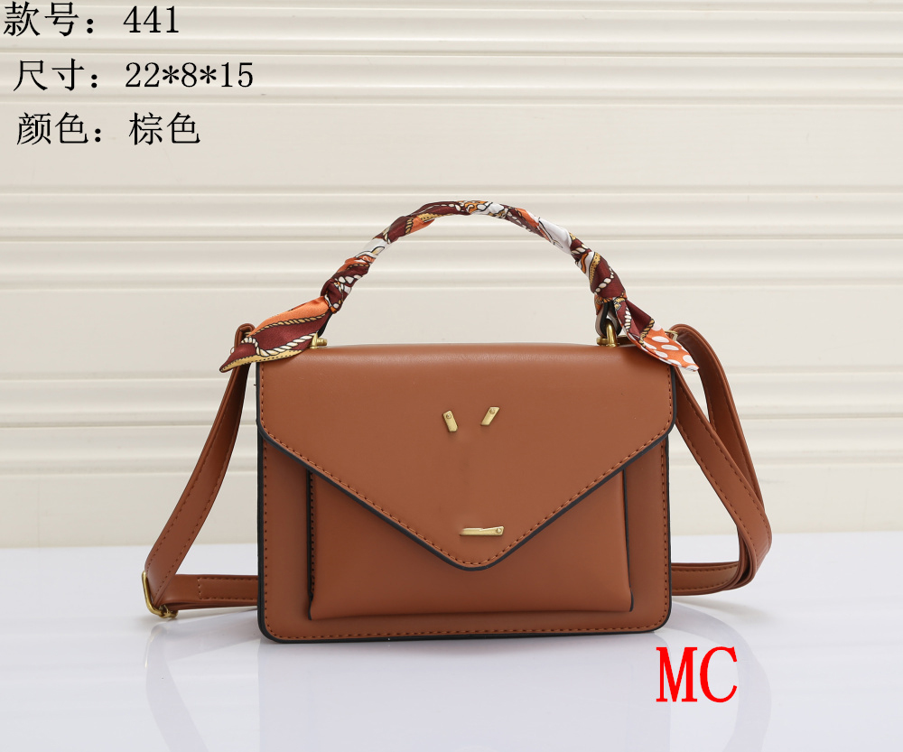 

Designer Luxury Tote shoulder bag totes purse handbag message bags cluth brand classic Crossbody pu leather Wallet Luggage #441 Scarf 22CM, Beige